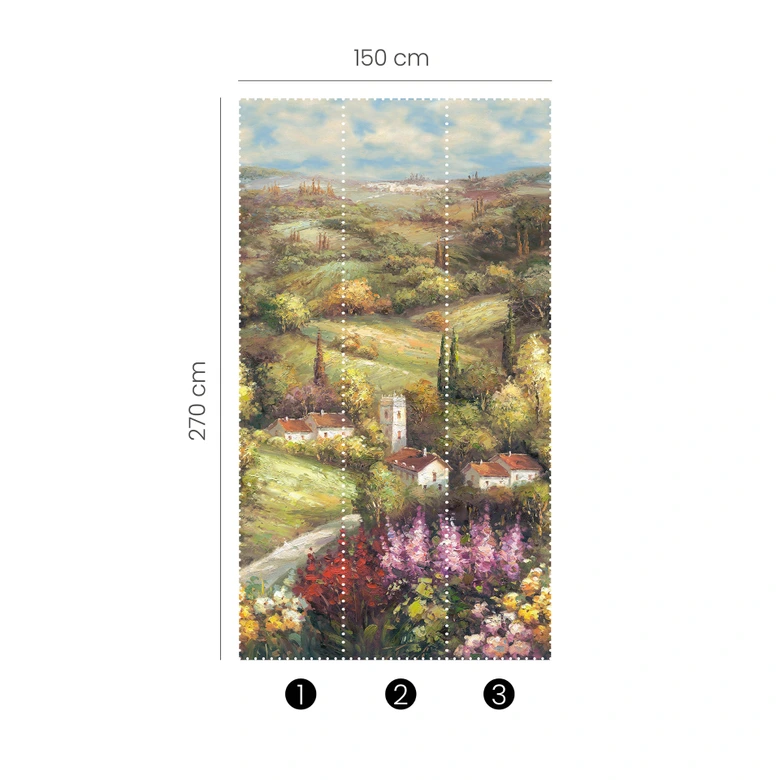 Digitaltapete Tuscany in 1,5 m x 2,7 m Fashion for Walls 4 von Guido Maria Kretschmer 
