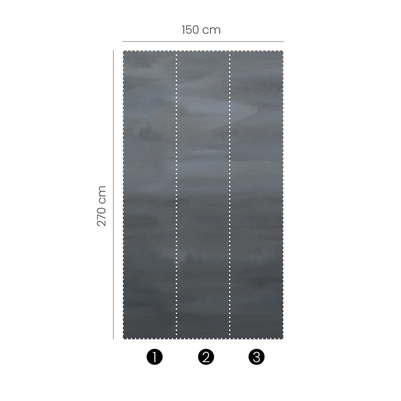 Digitaltapete Misty Mood in 1,5 m x 2,7 m Fashion for Walls 4 von Guido Maria Kretschmer 