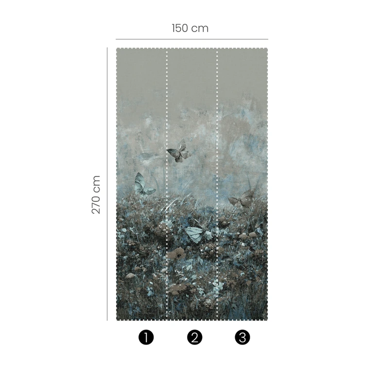 Digitaltapete Magic Meadow in 1,5 m x 2,7 m Fashion for Walls 4 von Guido Maria Kretschmer 