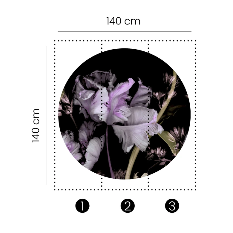 Digitaltapete Tiao Hua in 1,4 m x 1,4 m Fashion for Walls 4 von Guido Maria Kretschmer 