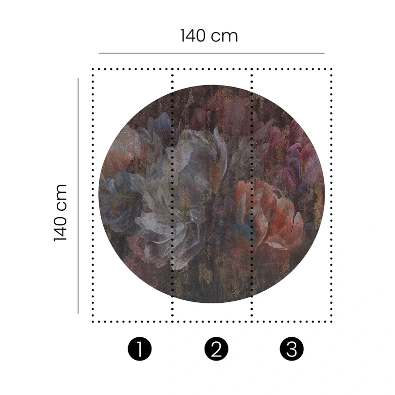 Digitaltapete Queen of Night in 1,4x1,4m Fashion for Walls 4 von Guido Maria Kretschmer 