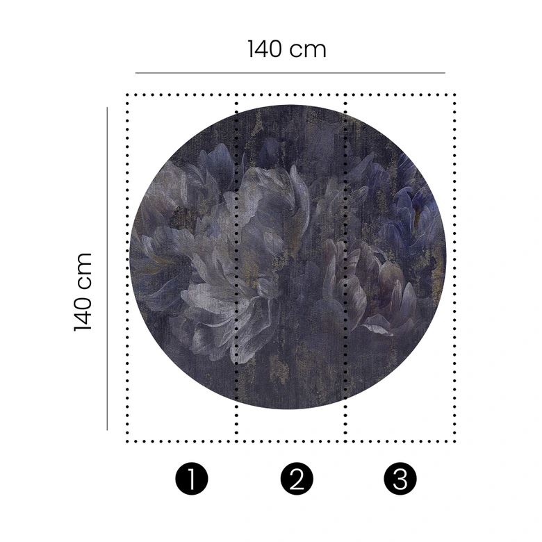 Digitaltapete Queen of Night in 1,4x1,4m Fashion for Walls 4 von Guido Maria Kretschmer 