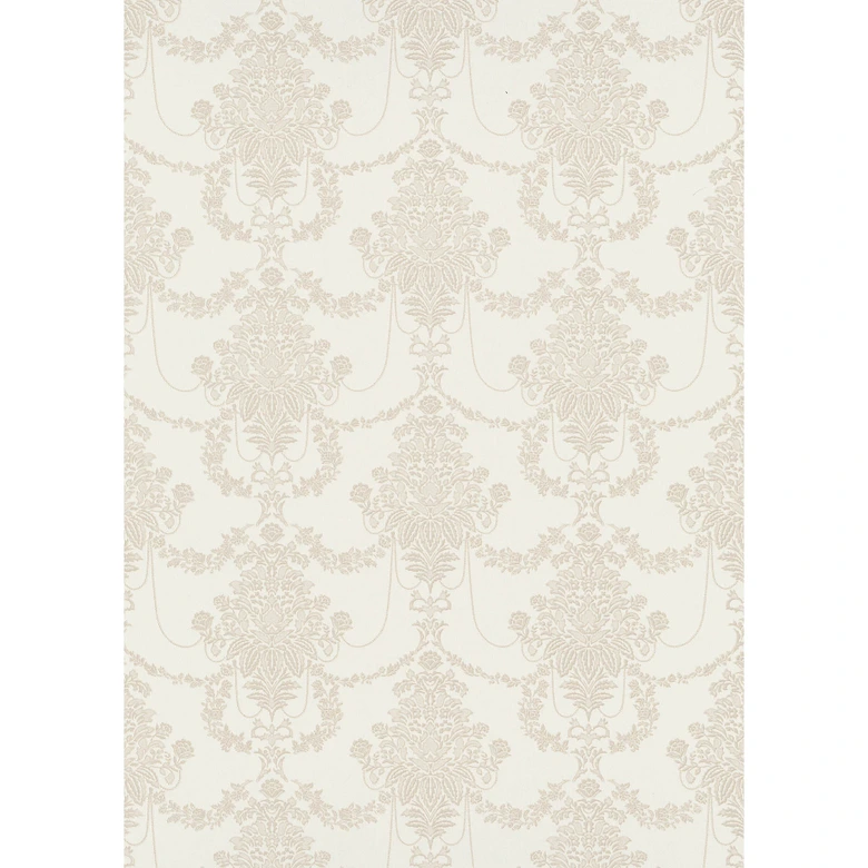 Tapeta ozdobna, tapeta z włókniny Erismann Versailles kremowa 