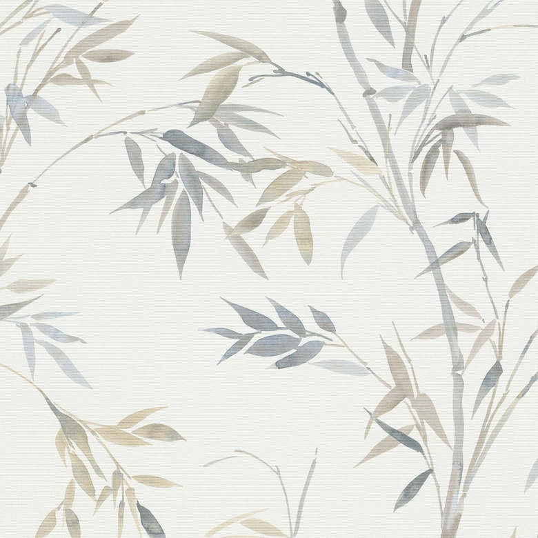 Rankentapete, Bambusmustertapete, Vliestapete Erismann Martinique beige 