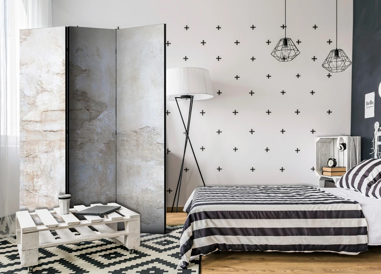 Paravent Séparation de pièce - Histoire en jupe, 3 pièces 