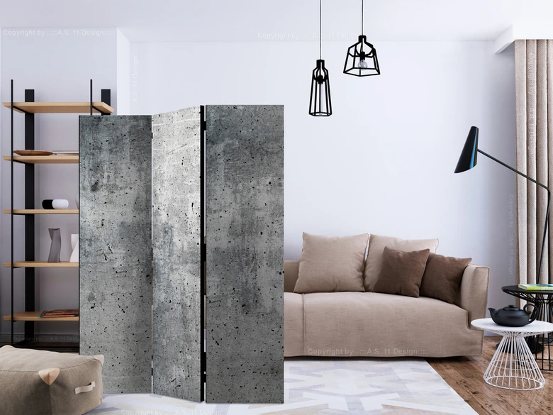 kamerscherm - wereld van beton, 3-delig 