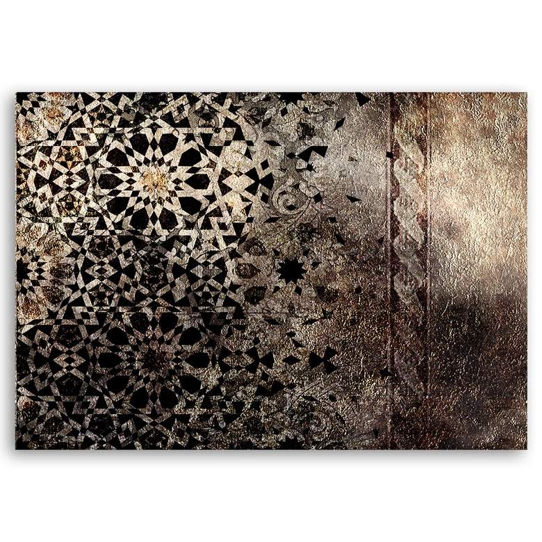 Leinwandbild, Mandala Orient Textur 