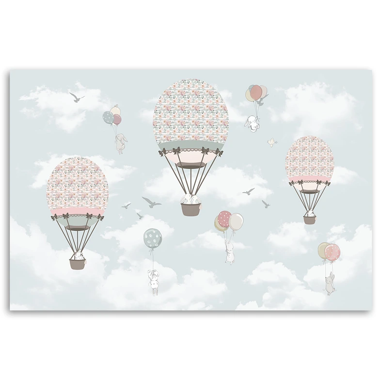 Leinwandbild, Bunte Ballon Tiere Kinder 