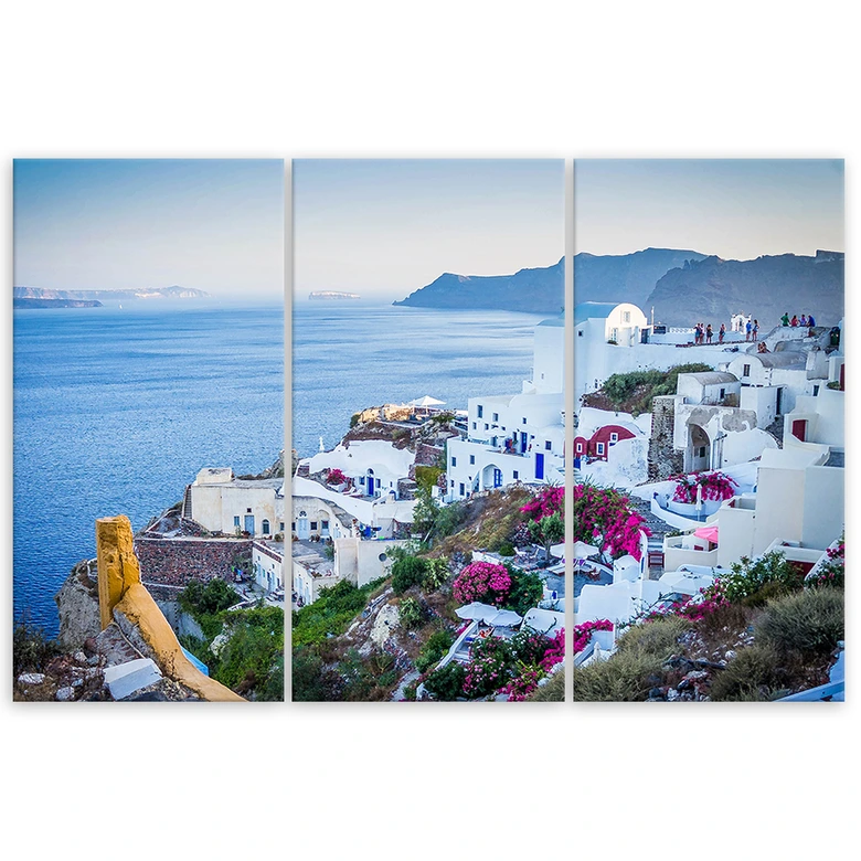 Leinwandbild 3-teilig, Griechenland Santorini 