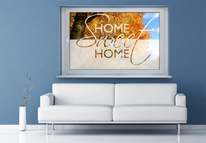 Fensterdekor Home Sweet Home 