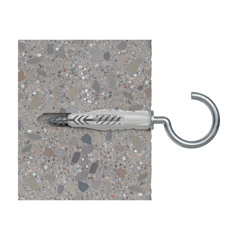 fischer - Uniwersalna wtyczka UX 6 x 35 RH z okrągłym hakiem 