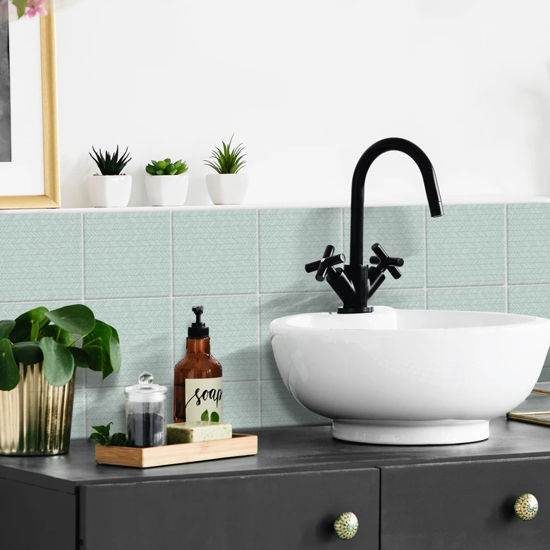 Tegelstickers Boho - set van 12 