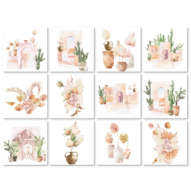 Adesivi piastrelle - Marocco - 12er 