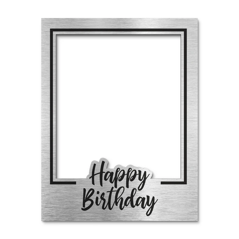Fotorahmen Happy Birthday - Partydeko für Geburtstagsfeier 