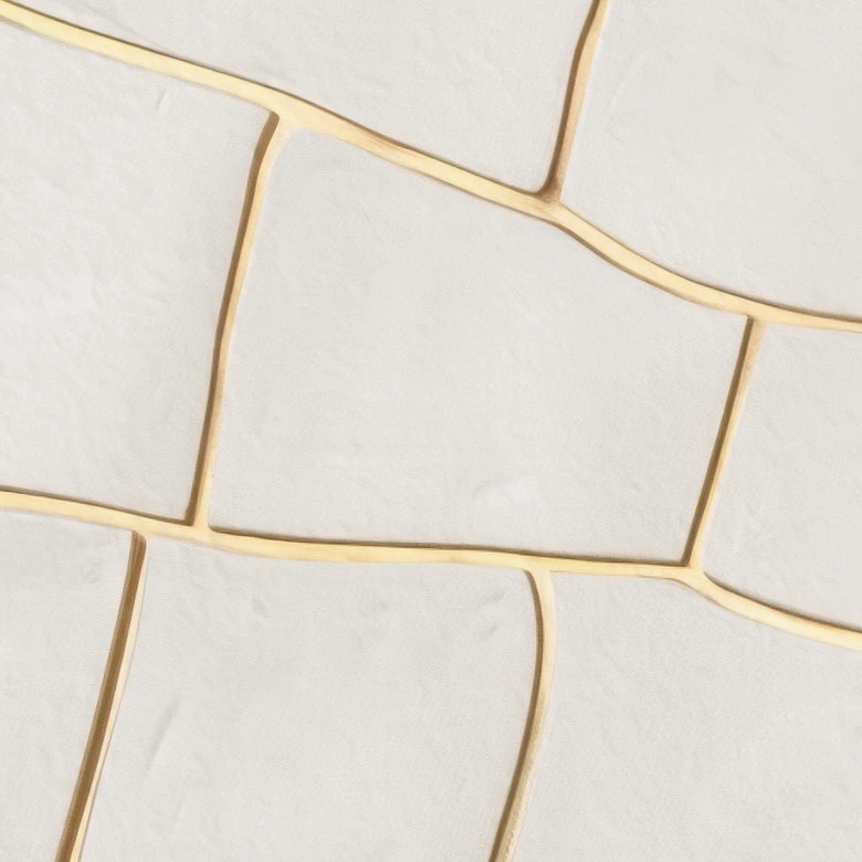 Wall Mural stone look - Abstract crack pattern in beige - Alma 