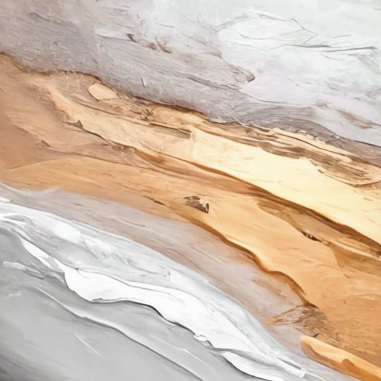 Abstrakte Fototapete Himmel und Erde in fließenden Farben - Alpenglow Workshop 