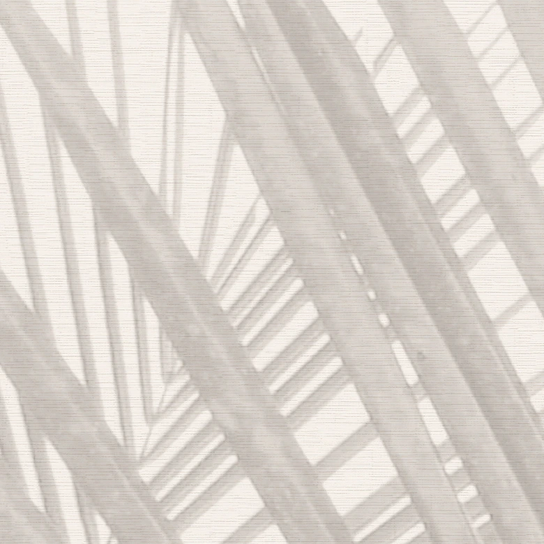 Boho Fototapete Palmenblätter in Leinenoptik - Bloomery Decor 