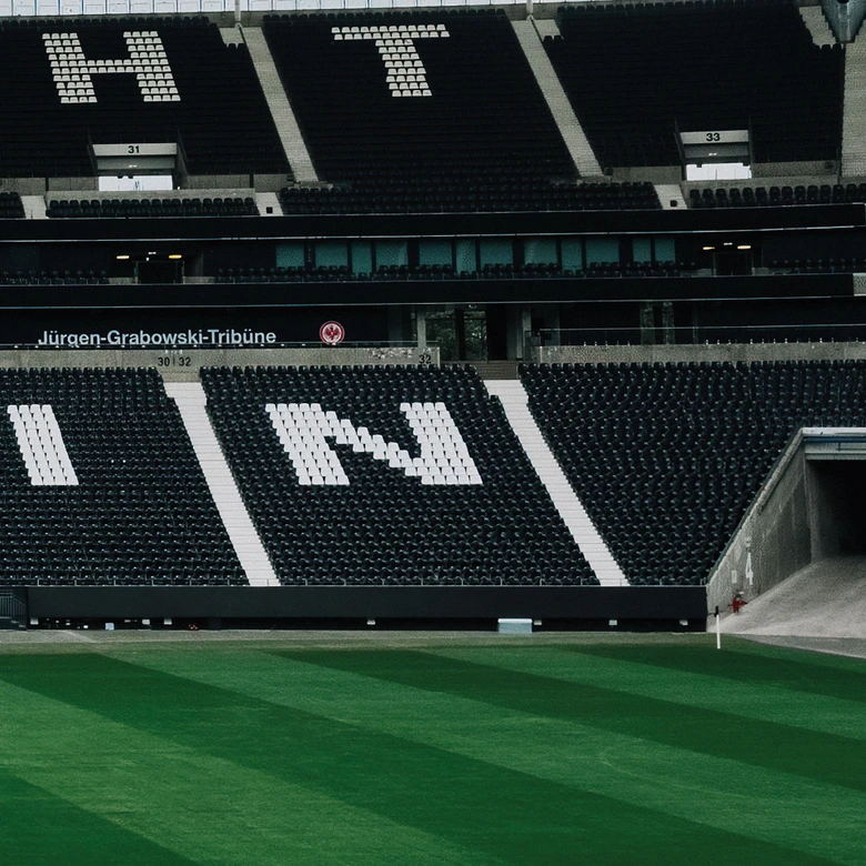 Fototapete Eintracht Frankfurt - Stadion Tribüne 