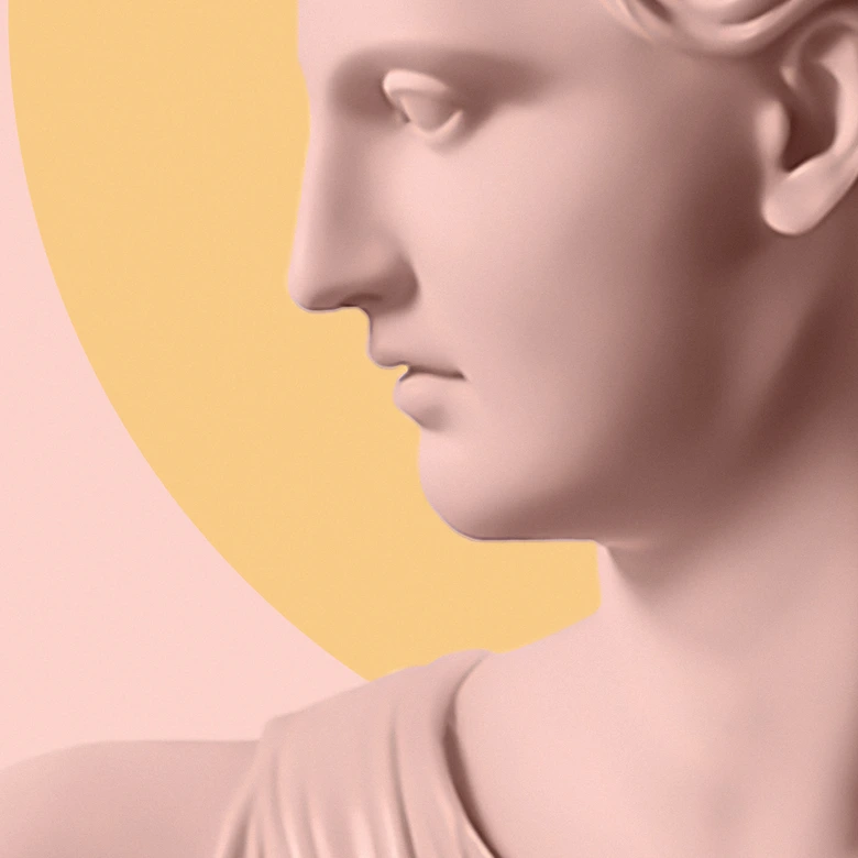 Fototapete Statue der Göttin Artemis - Grace Digital Art 