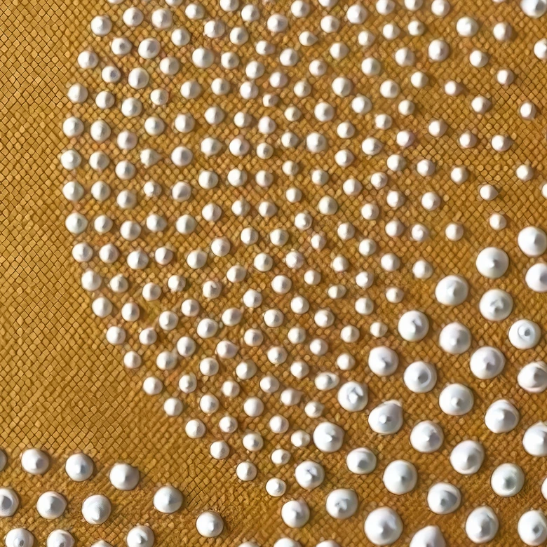 Wall Mural White pearl flowers - Grande 
