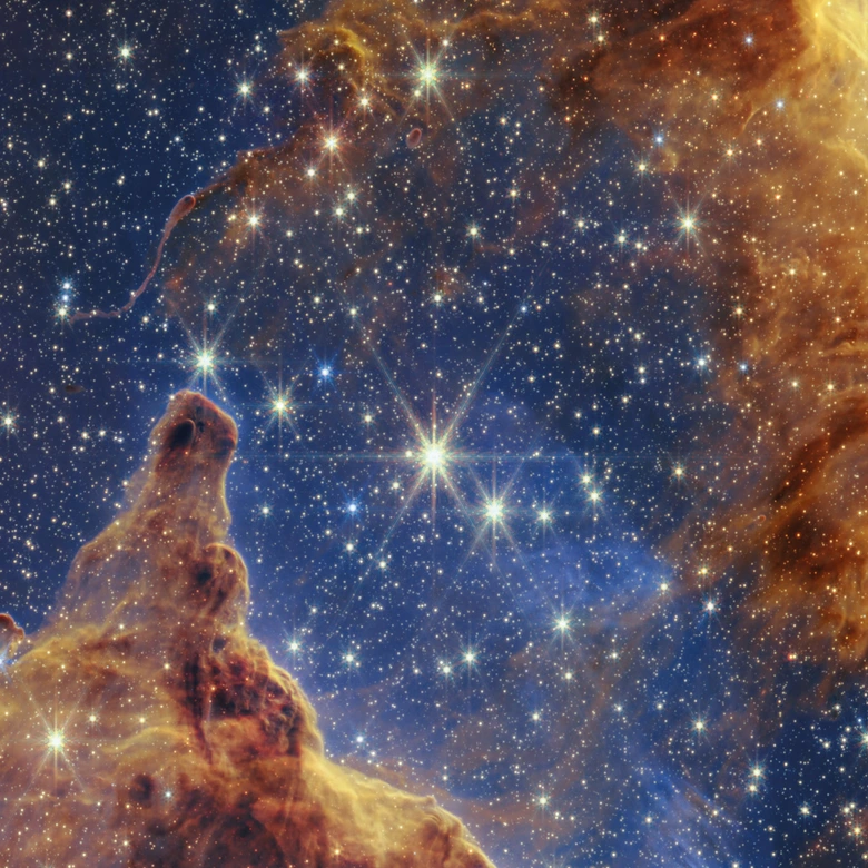 Fototapete Weltraum - James Webb Telescope - Pillars of Creation 