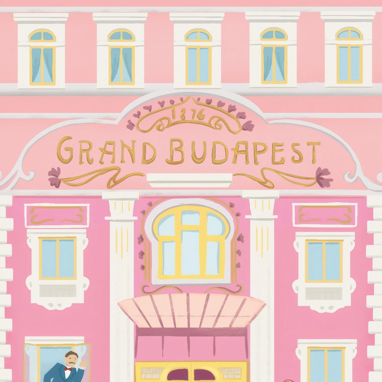 Fototapete Grand Budapest Hotel - Lizde 