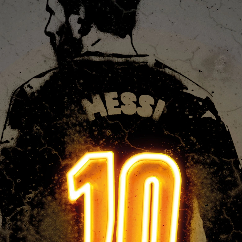 Papier peint photo Messi - Mielu 