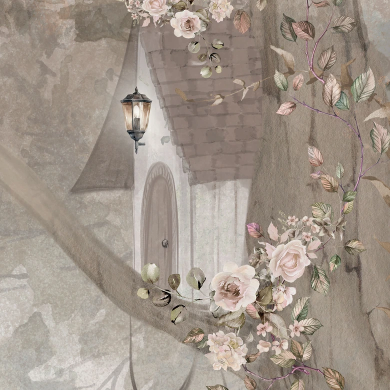 Kinderzimmer Fototapete Magisches Baumhaus mit Feen - Ms Tiff 