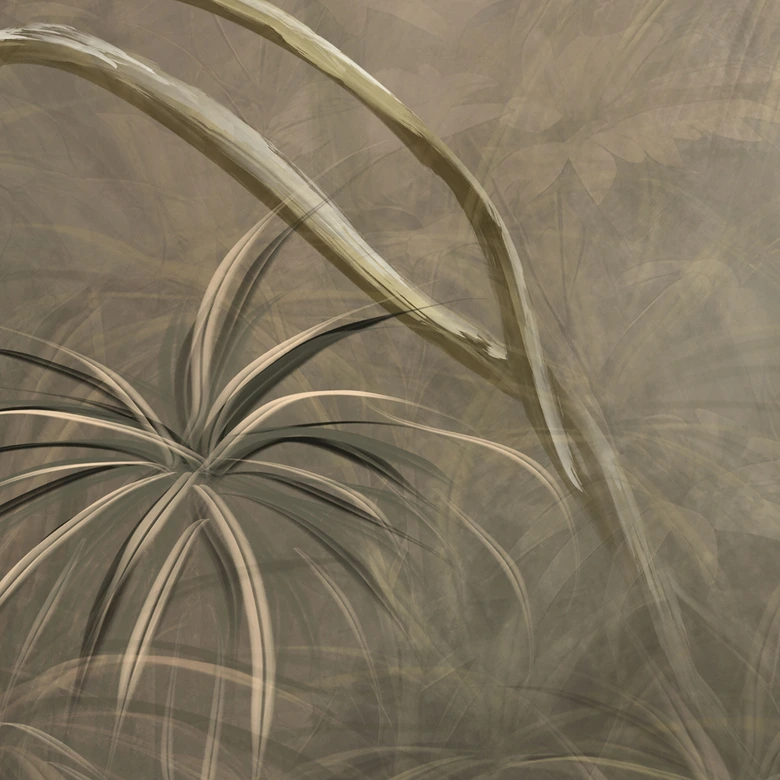 Dschungel Fototapete Mystischer Regenwald im Nebel - Ms Tiff 