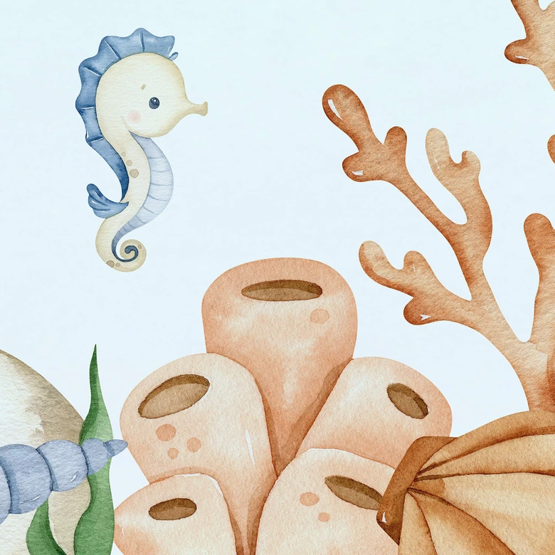 Wall Mural Oliver Robins - Friends Underwater 