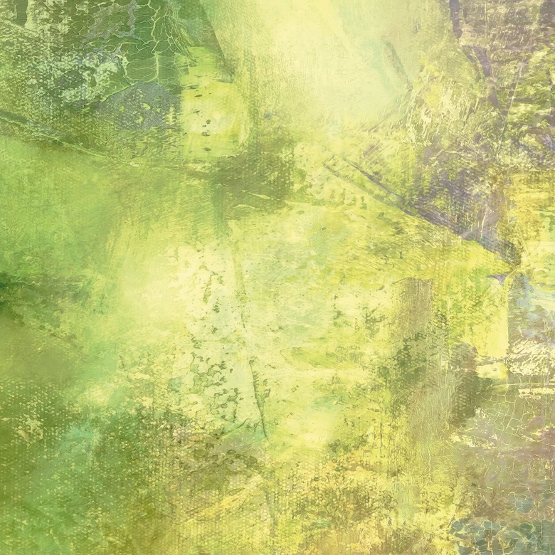 Wall Mural non-woven wallpaper - play of colors in gold green - Schmucker 