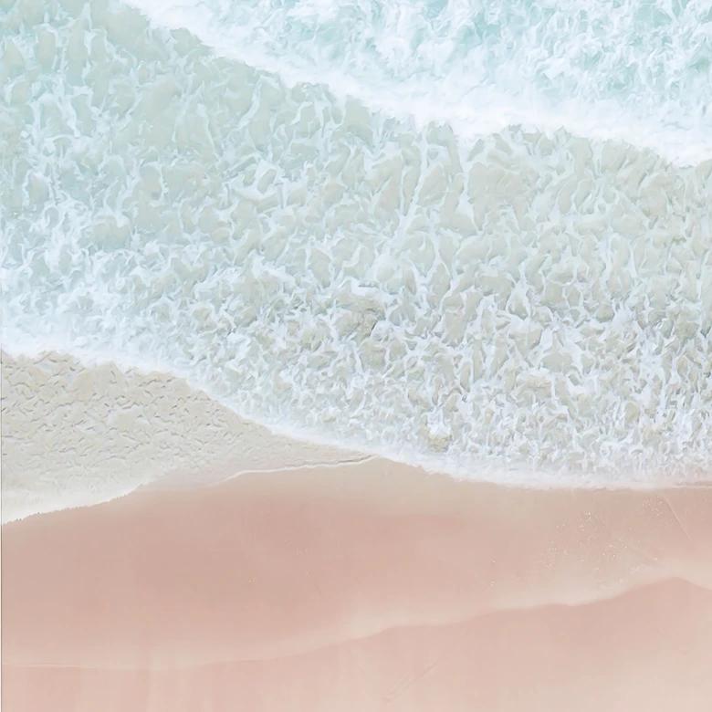 Papier peint plage - douces vagues sur la plage - Sisi & Seb 