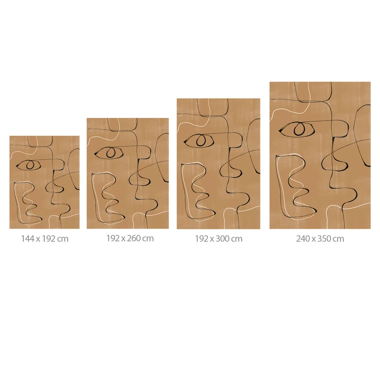 Fotomural The Miuus Studio - Rostro abstracto 