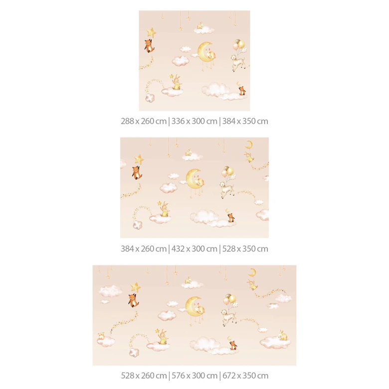 Oliver Robins - Fotomural rosa Dulces sueños 