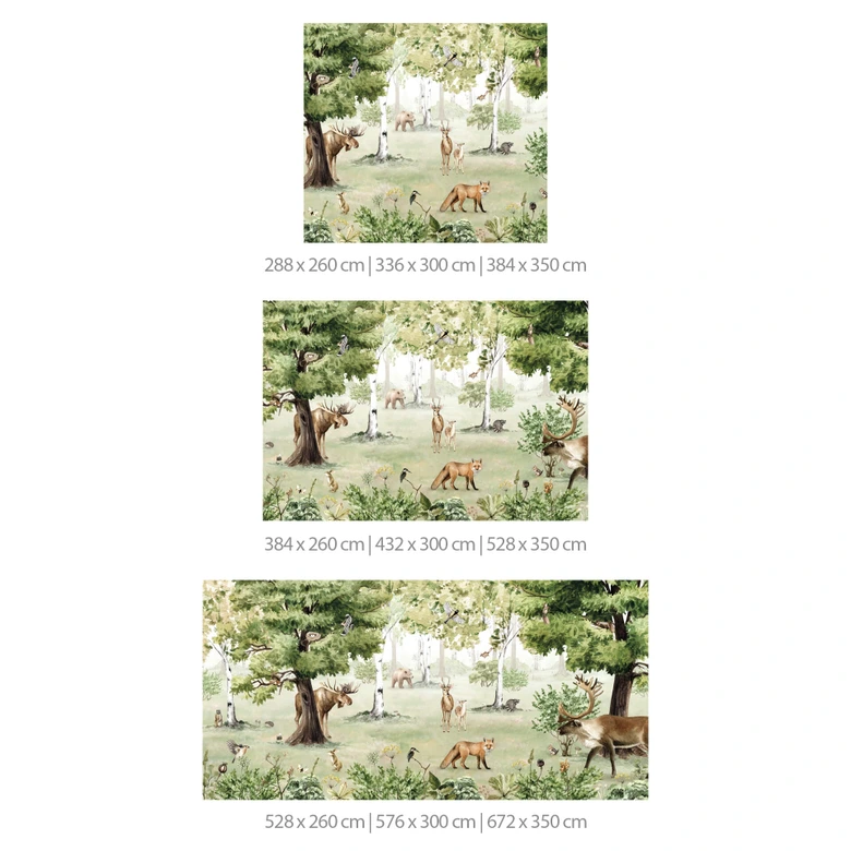 Kikki Belle - Papel pintado "Forest wonder 