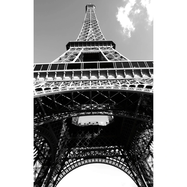 Eiffel Tower in Perspective - Wall Mural 