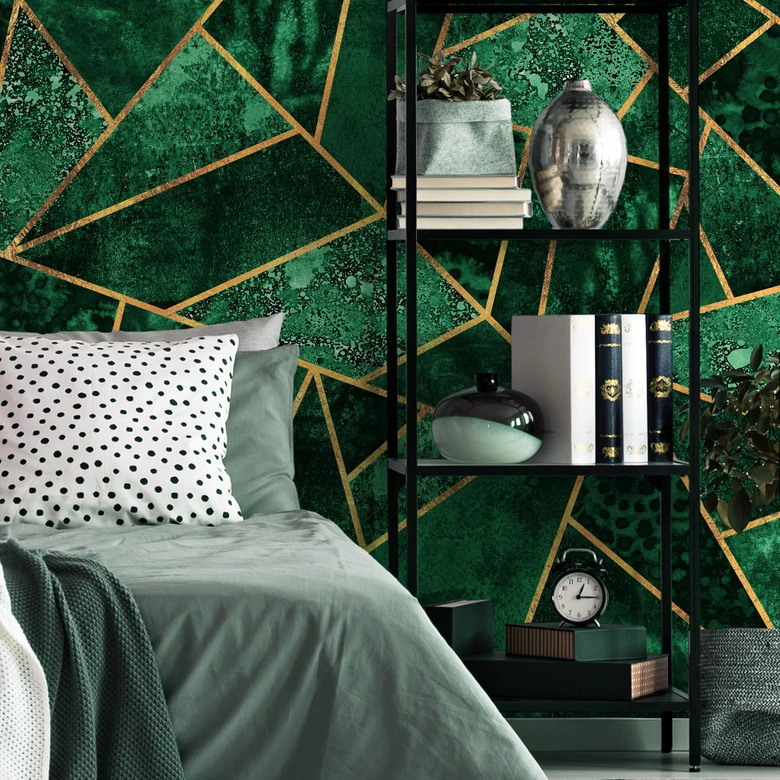 Wall Mural Fredriksson - Emeralds 