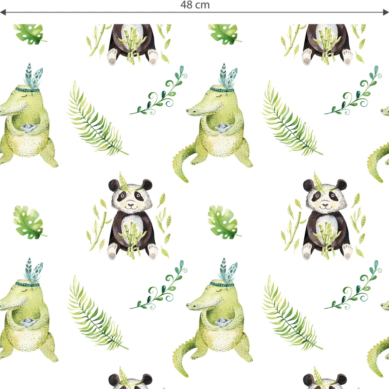Mustertapete - Kvilis - Indian Animals 