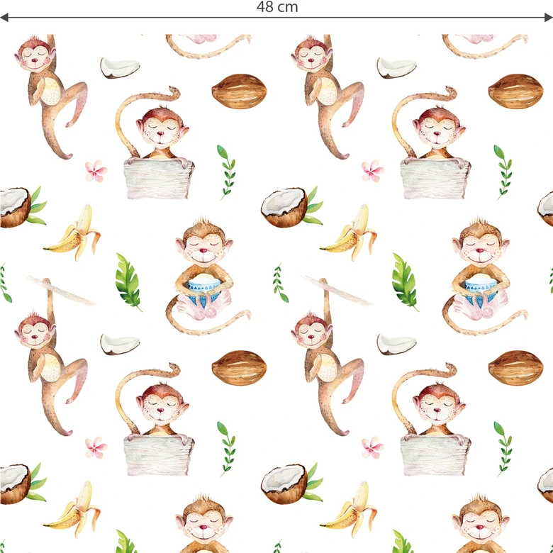 Mustertapete Kvilis - Monkeys 01 