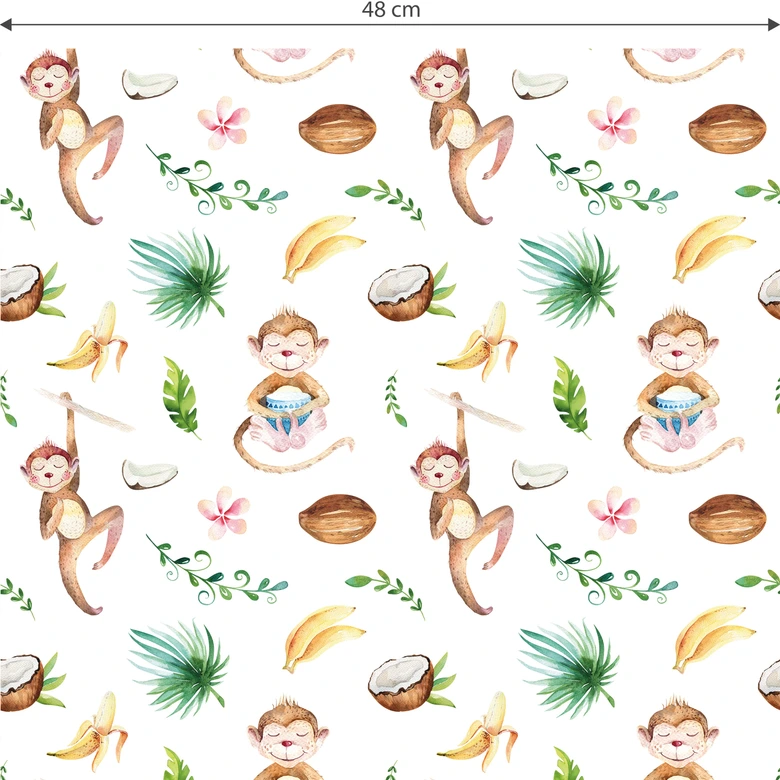 Mustertapete Kvilis - Monkeys 02 