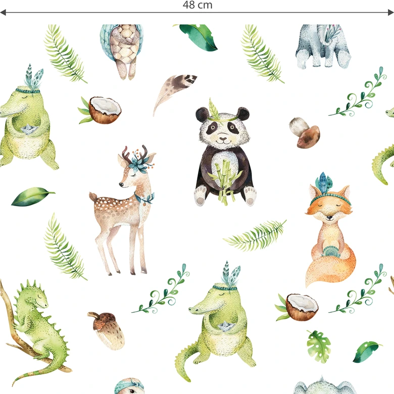 Mustertapete Kvilis - Wild Animals 