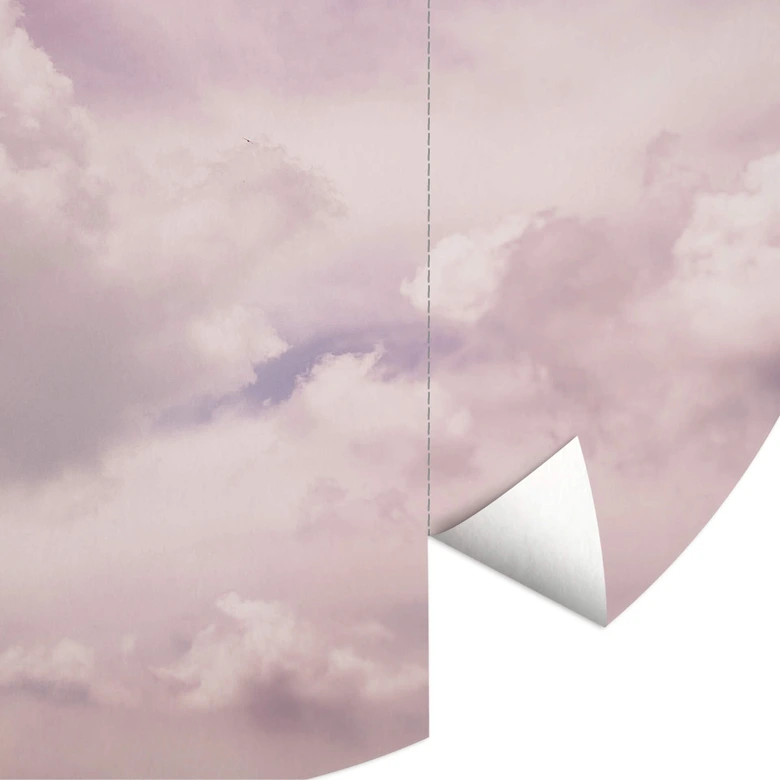 Fotomural Nubes - Redondo - Papel pintado autoadhesivo/no tejido 