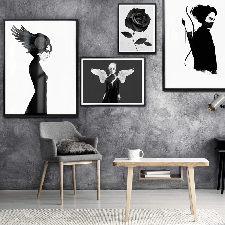 Plakat Irlandia - Bloom - Łabędź 