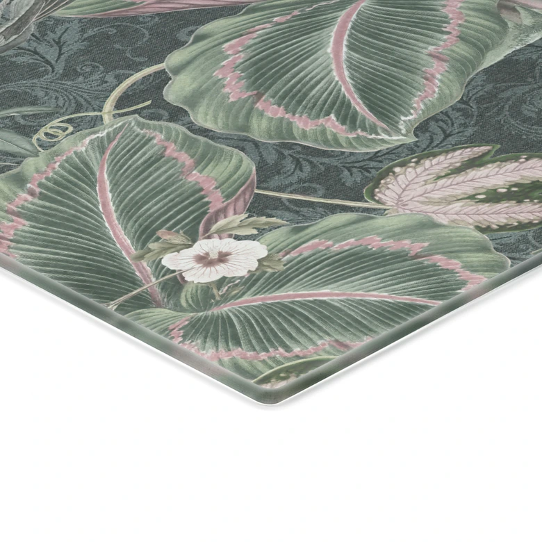 Dschungel Glasbild Kolibri im Tropenwald - Bloomery Decor 