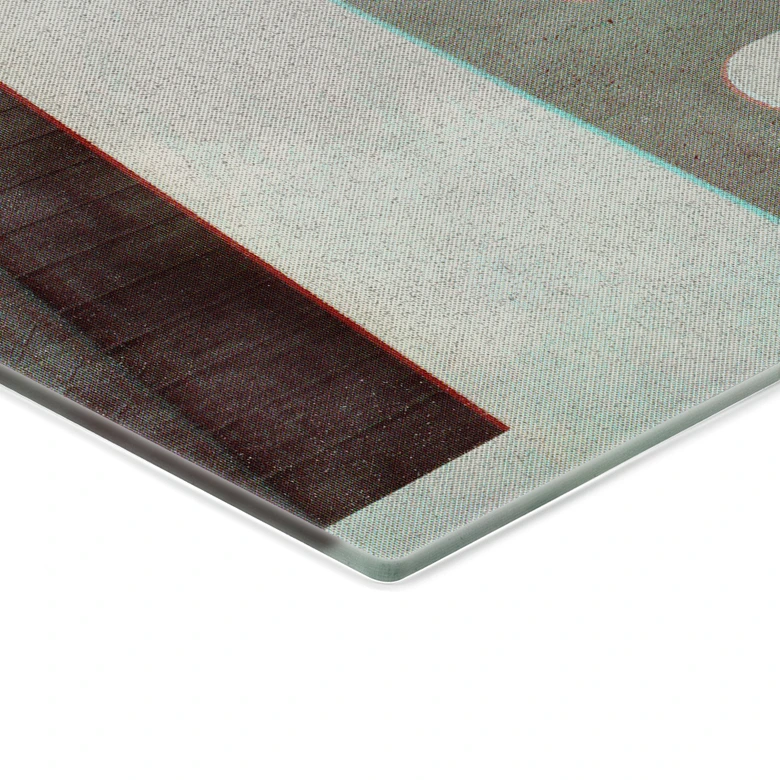 Glasbild Vintage Bauhaus Dessau Architektur - Blursbyai 