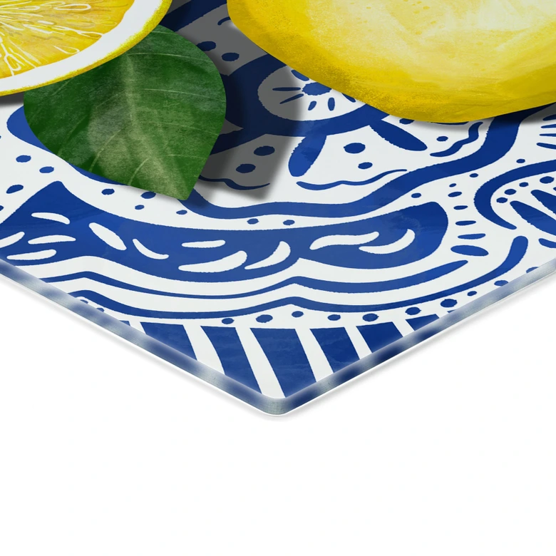 Glasschilderijen Siciliaanse citroenen | Zomerse flair voor de keuken - EMELIEmaria 