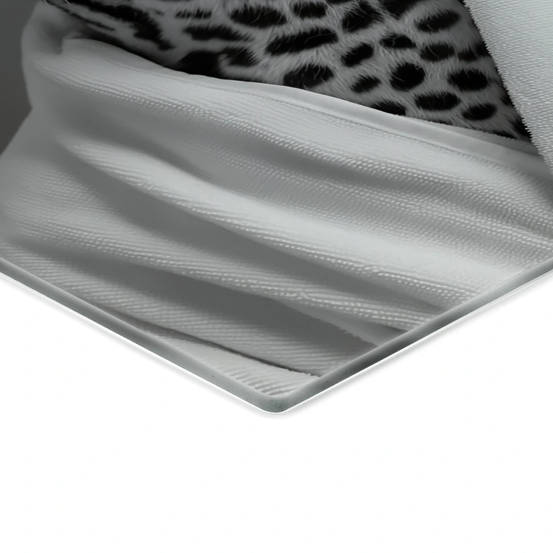 Glasbild Royale Spa-Auszeit mit Leopard - Rahner 