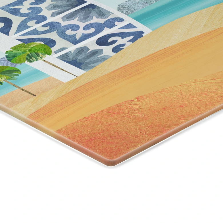 Glas billede Dubai Beach - Burj Al Arab - Rivers 
