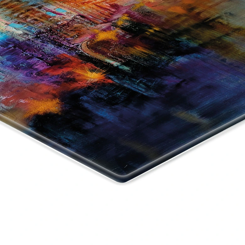 Glass Print Abstract city - Schmucker 