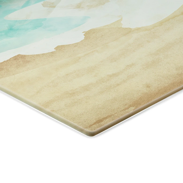 Glasbild Möwen am Strand - SpaceFrog Designs 